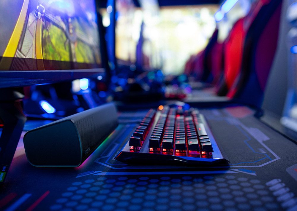 Creative SoundBlaster GS3 Compact RGB Gaming Soundbar with SuperWide Technology