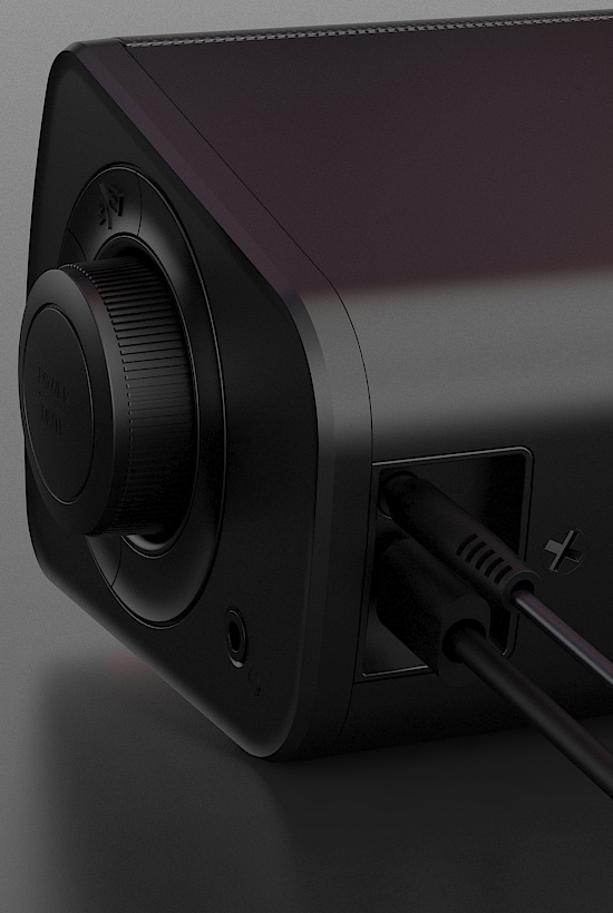 Creative SoundBlaster GS3 Compact RGB Gaming Soundbar with SuperWide Technology