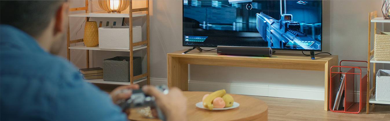 Creative SoundBlaster GS5 Versatile RGB Gaming Soundbar with SuperWide Technology