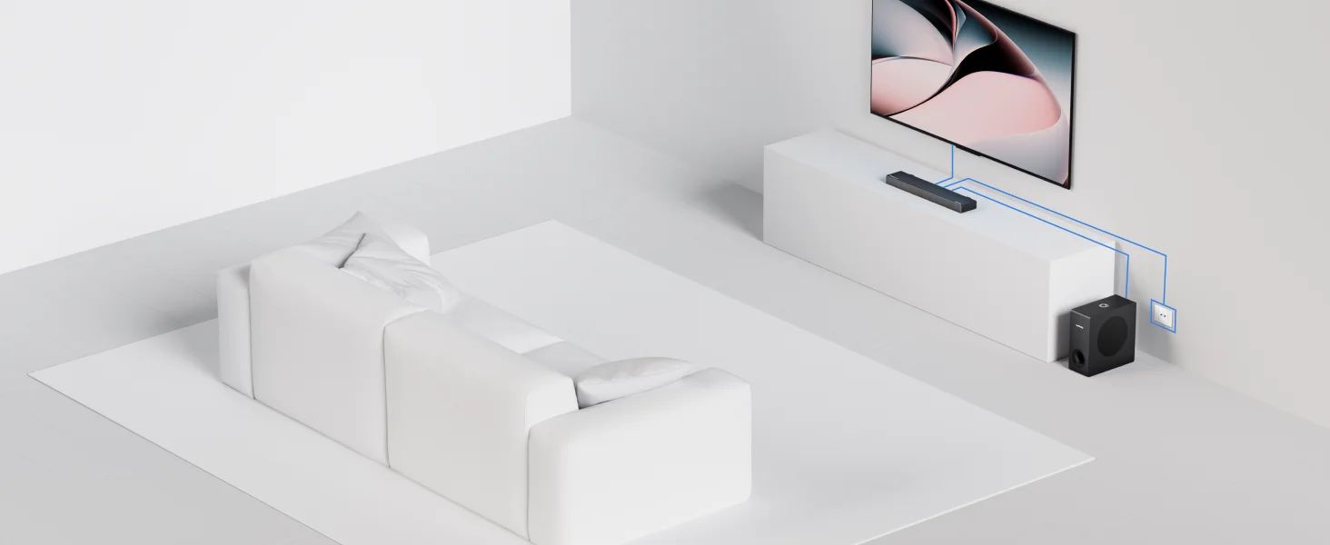Ultimea Nova S50 2.1CH Dolby Atmos Bluetooth Sound Bar Speaker