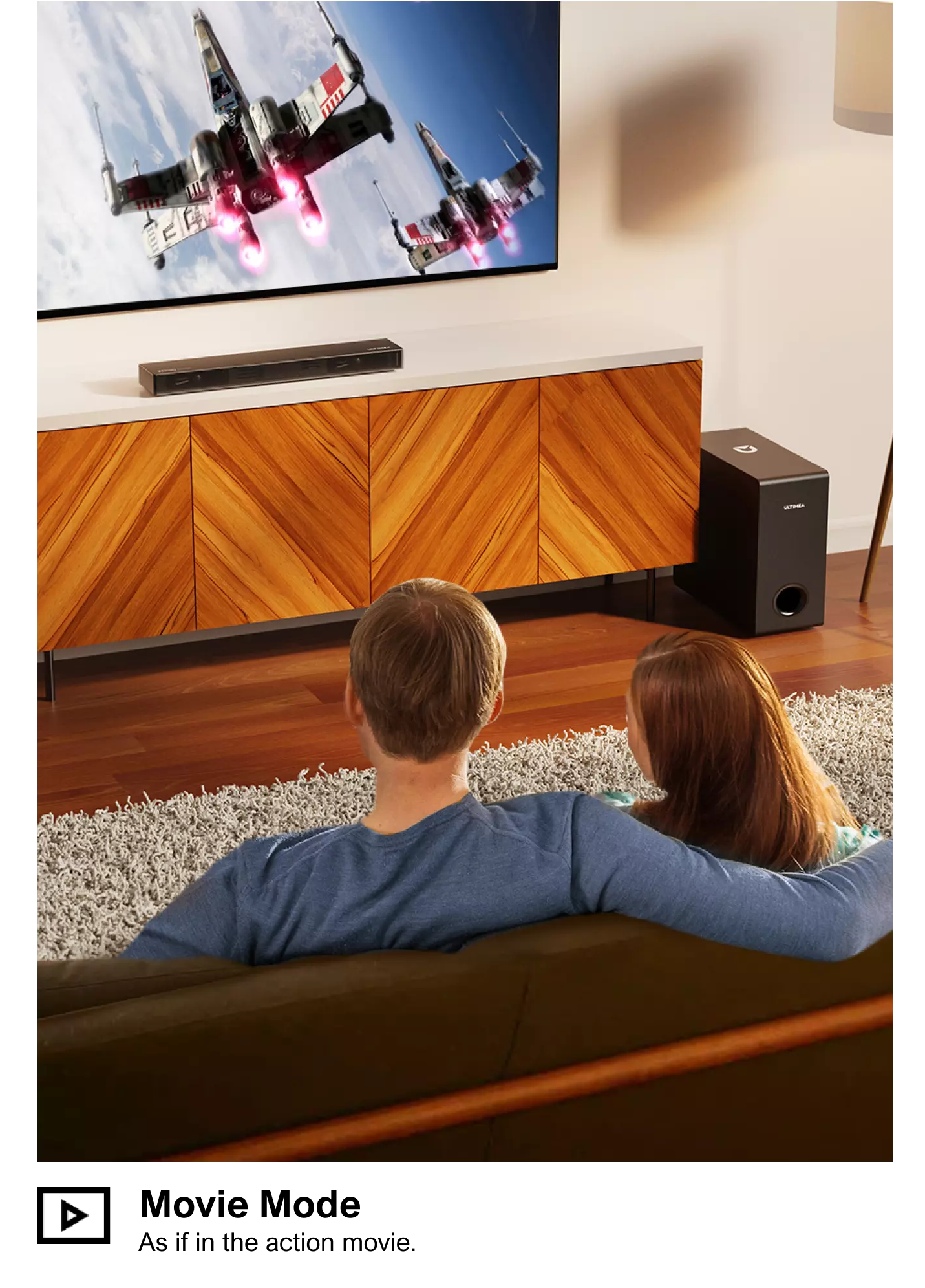 Ultimea Nova S50 2.1CH Dolby Atmos Bluetooth Sound Bar Speaker