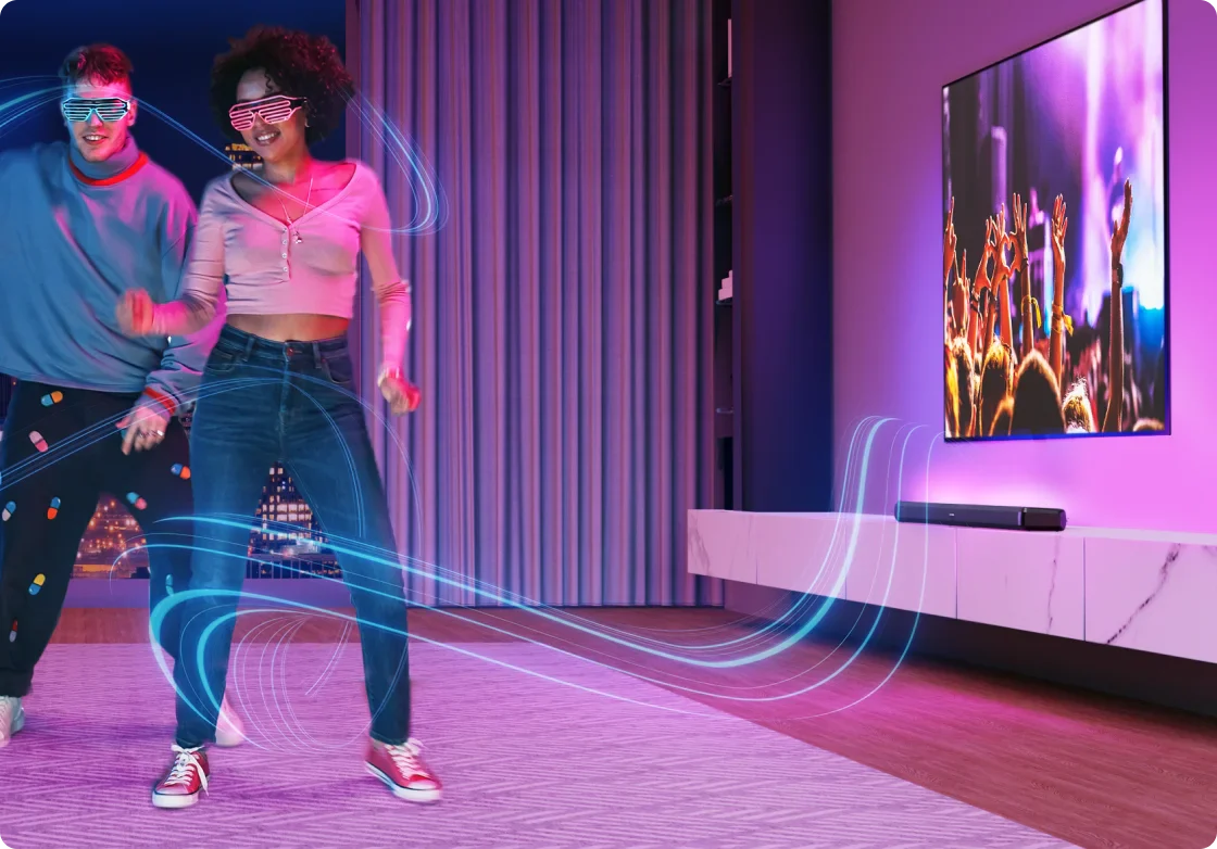 Ultimea Apollo S70 5.0CH Dynamic Lighting Bluetooth Sound Bar Speaker