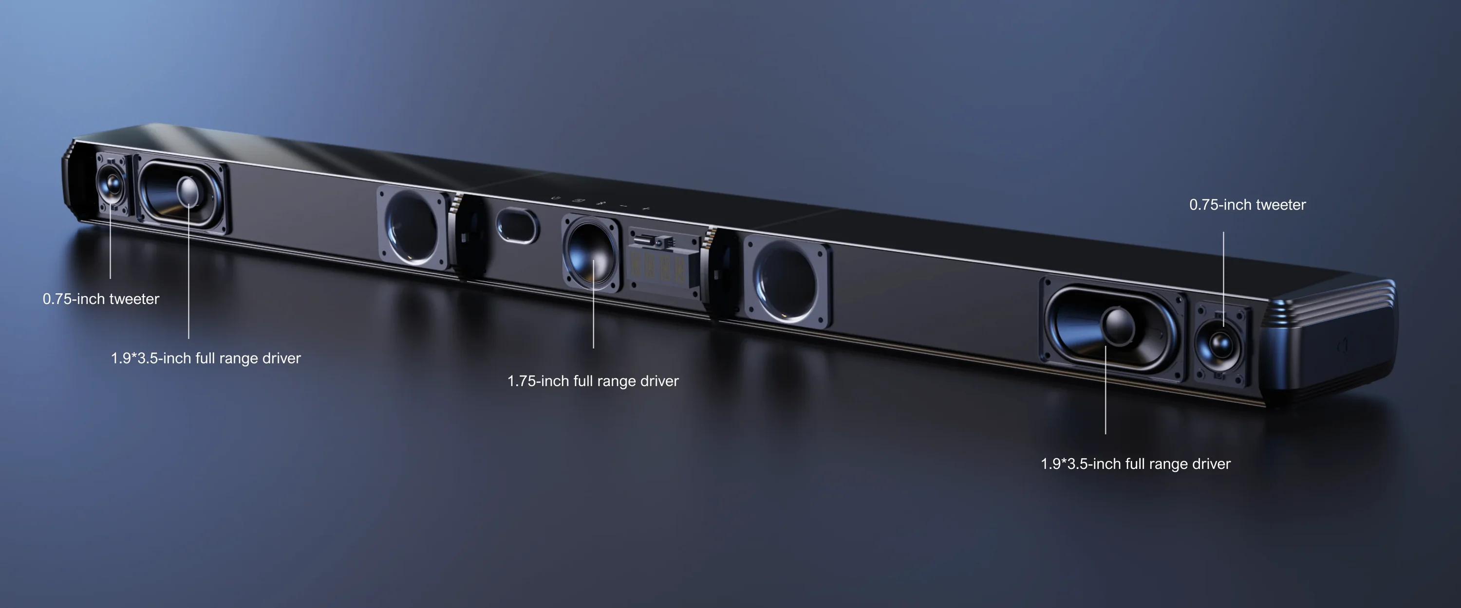 Ultimea Apollo S70 5.0CH Dynamic Lighting Bluetooth Sound Bar Speaker