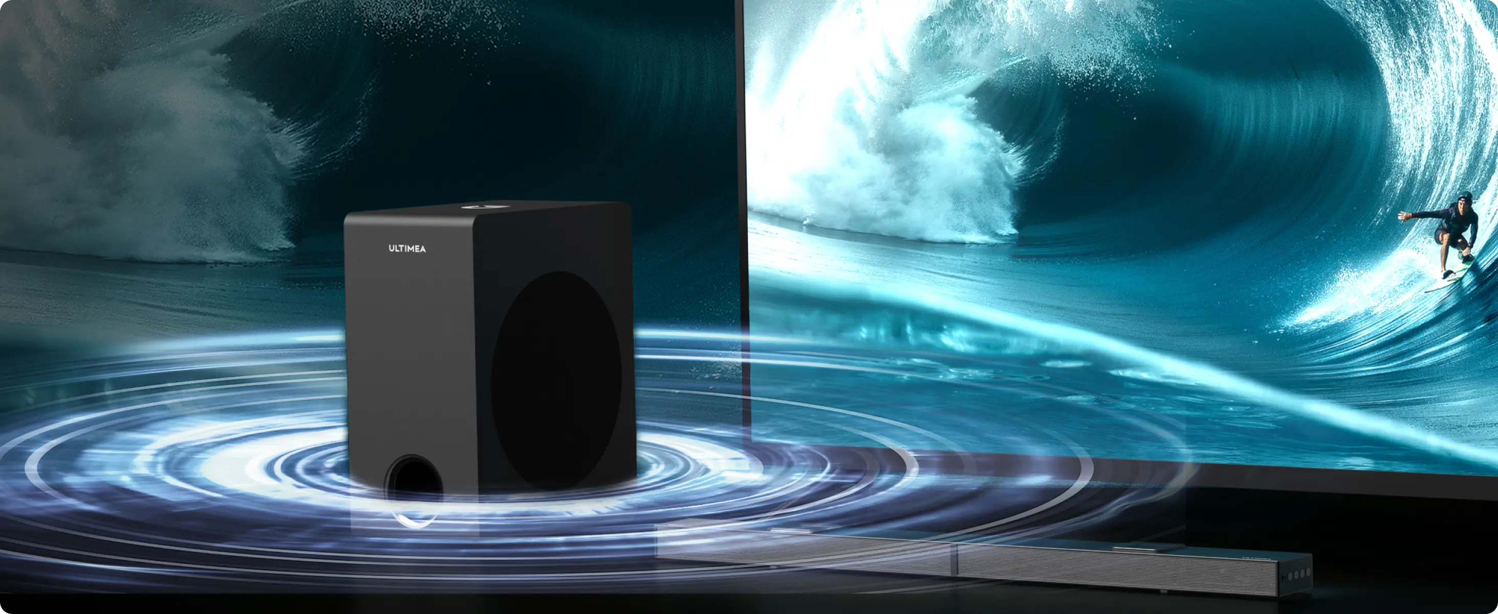 Ultimea Nova S80 5.1.2CH True Dolby Atmos Bluetooth Sound Bar Speaker System
