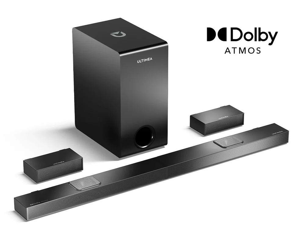 Ultimea Nova S80 5.1.2CH True Dolby Atmos Bluetooth Sound Bar Speaker System