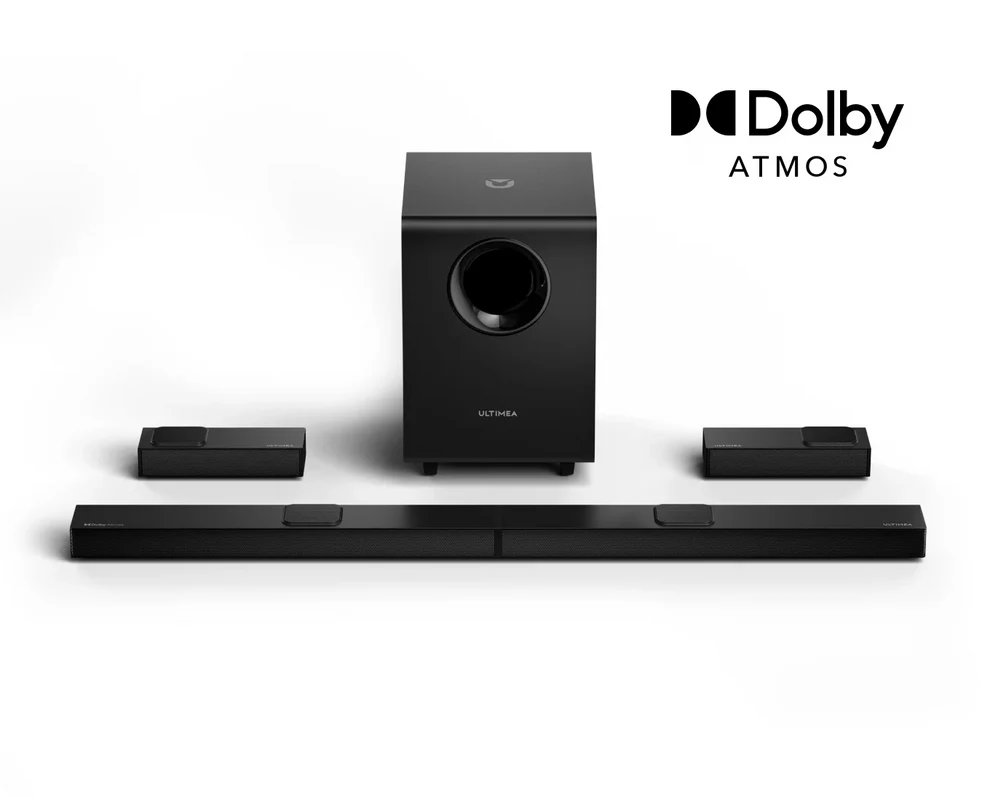 Ultimea Nova S90 7.1.4CH Dolby Atmos Bluetooth Sound Bar Speaker System