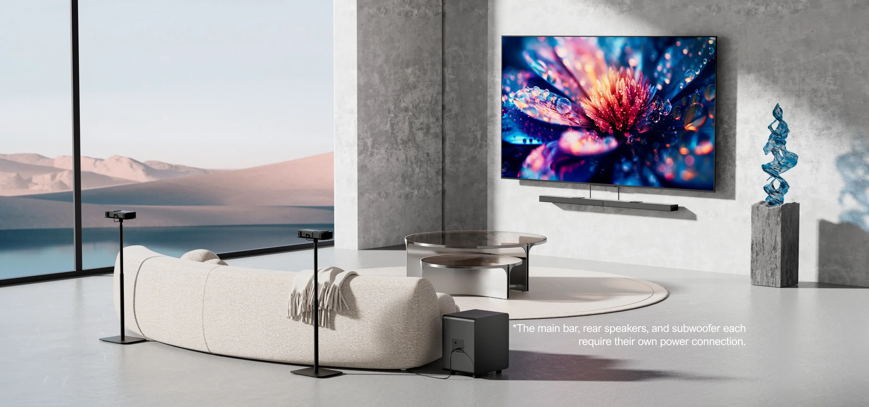 Ultimea Nova S90 7.1.4CH Dolby Atmos Bluetooth Sound Bar Speaker System