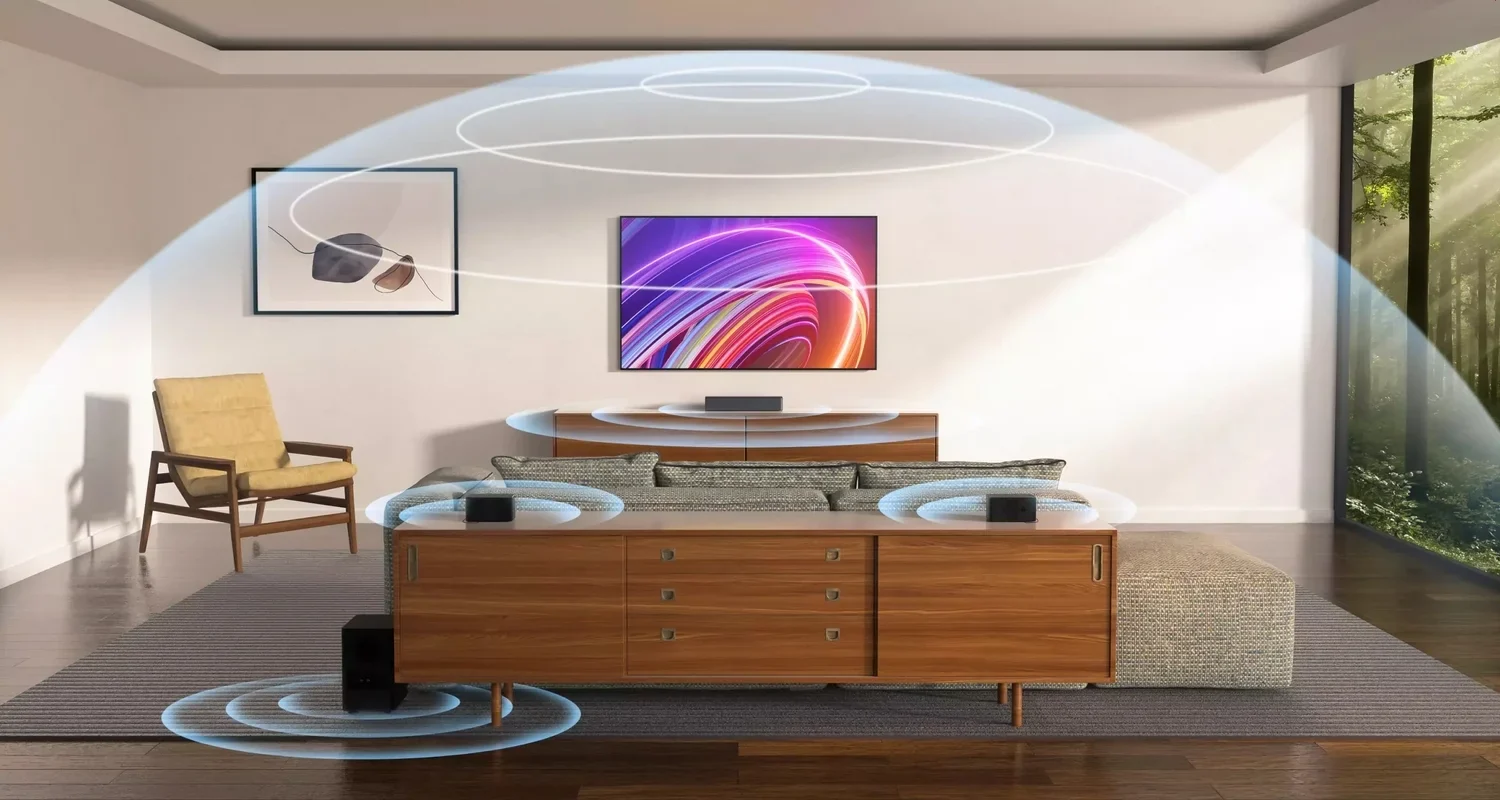 Ultimea Poseidon D60 5.1CH Bluetooth Sound Bar Speaker System with APP Control