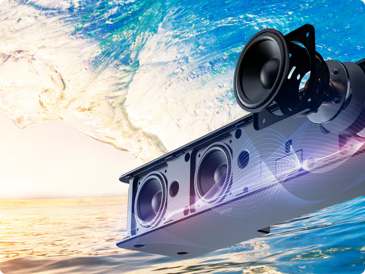 Ultimea Poseidon D60 5.1CH Bluetooth Sound Bar Speaker System with APP Control