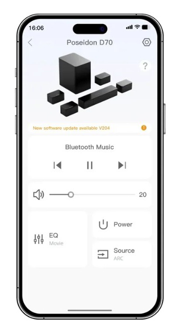 Ultimea Poseidon D70 7.1CH Bluetooth Speaker System