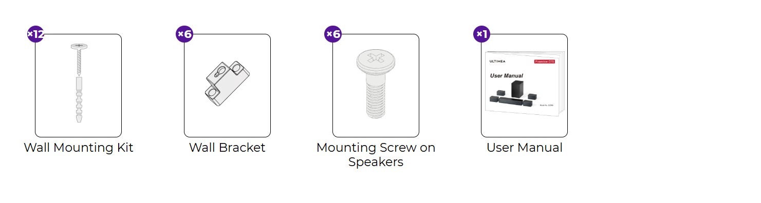Ultimea Poseidon D70 7.1CH Bluetooth Speaker System