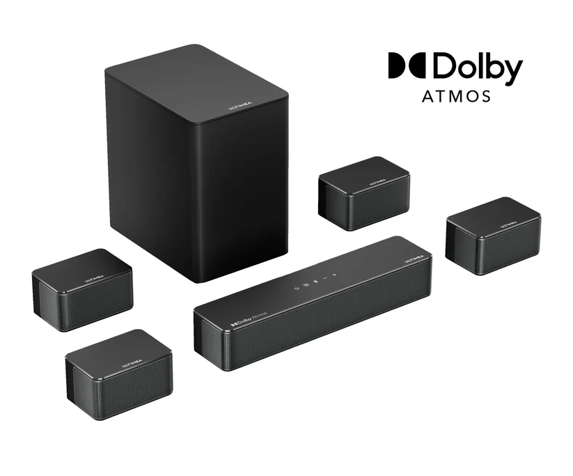 Ultimea Poseidon D80 Dolby Atmos 7.1CH Bluetooth Sound Bar Speaker System