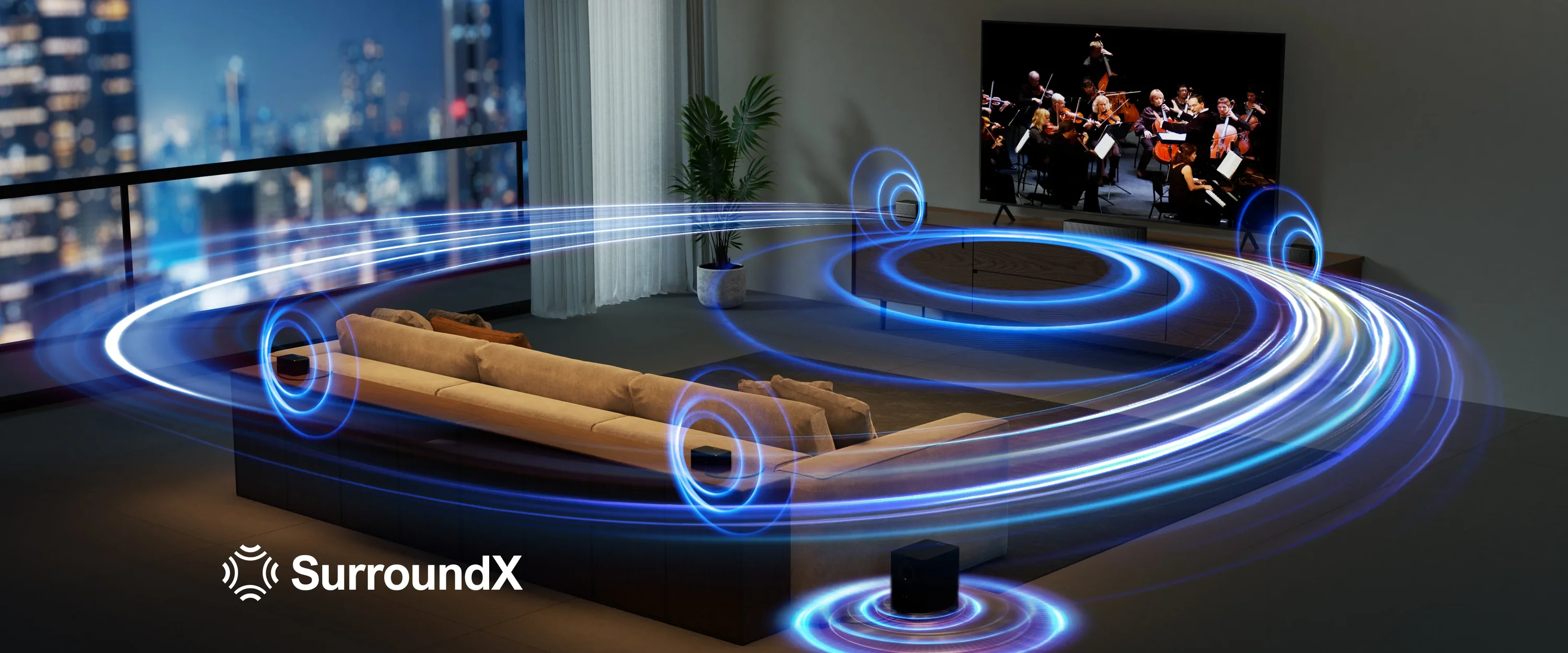 Ultimea Poseidon D80 Dolby Atmos 7.1CH Bluetooth Sound Bar Speaker System