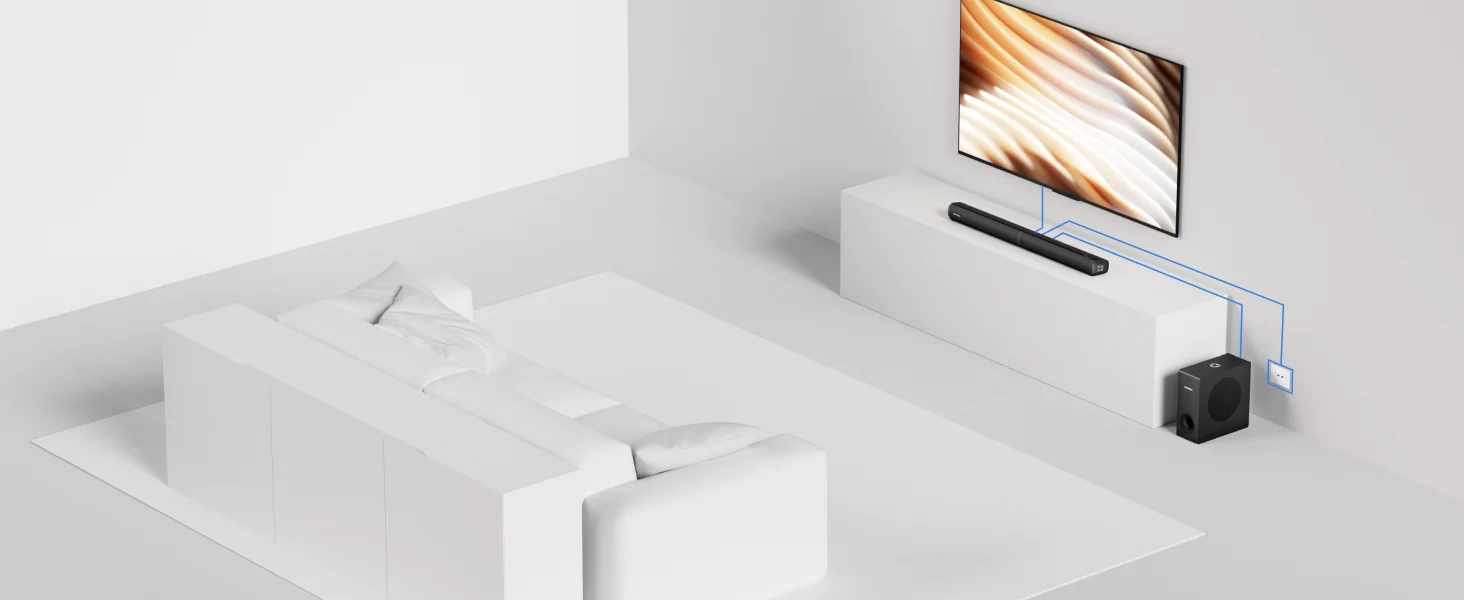 Ultimea Apollo S60 Dolby Atmos 4.1CH Detachable Bluetooth Soundbar