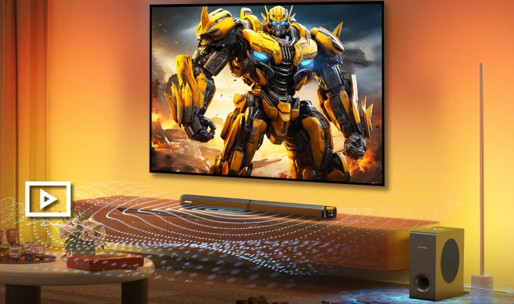 Ultimea Apollo S60 Dolby Atmos 4.1CH Detachable Bluetooth Soundbar