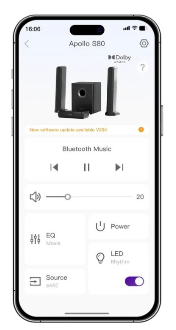 Ultimea Apollo S80 5.1CH Dolby Atmos Bluetooth Sound Bar Speaker System