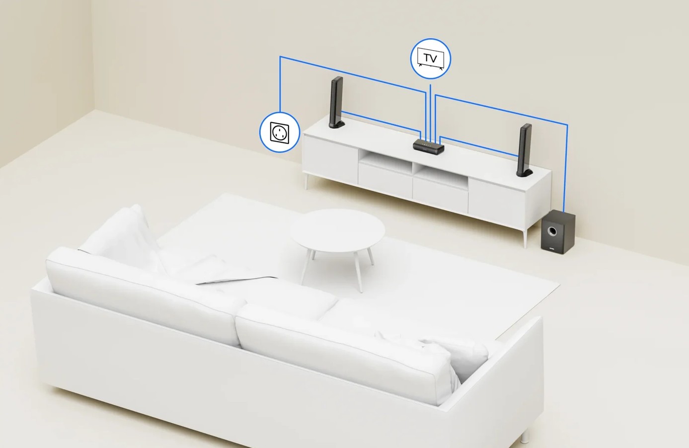 Ultimea Apollo S80 5.1CH Dolby Atmos Bluetooth Sound Bar Speaker System
