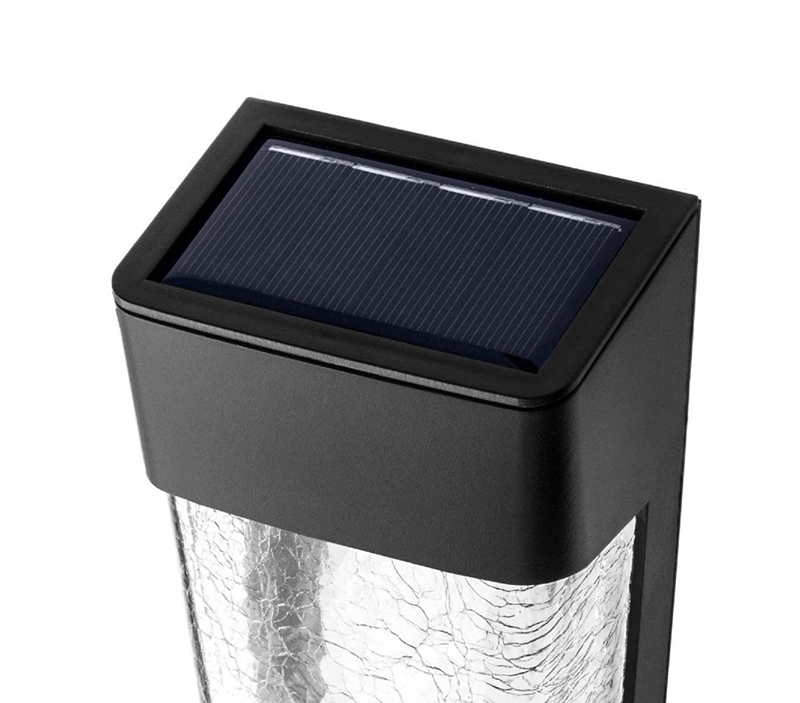 Decorative Crackle Glass Shade LED Outdoor Wall Mounted Lights