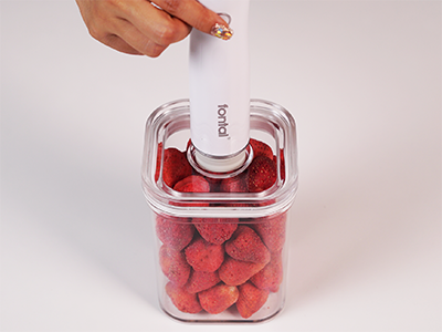 FONTAL Electric Vacuum Sealer Machine with 4 Airtight Food Storage Container