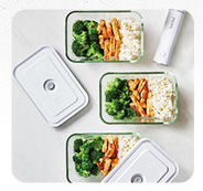 FONTAL Electric Vacuum Sealer Machine with 4 Airtight Food Storage Container