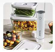 FONTAL Electric Vacuum Sealer Machine with 4 Airtight Food Storage Container