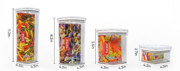 FONTAL Electric Vacuum Sealer Machine with 4 Airtight Food Storage Container