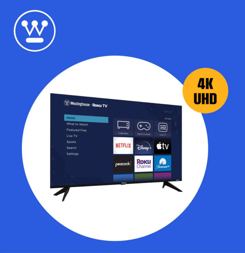 Westinghouse EX Series Edgeless 4K UHD Roku TV