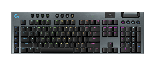 Logitech G915 X LIGHTSPEED Tactile Wireless Full-Size Gaming Keyboard
