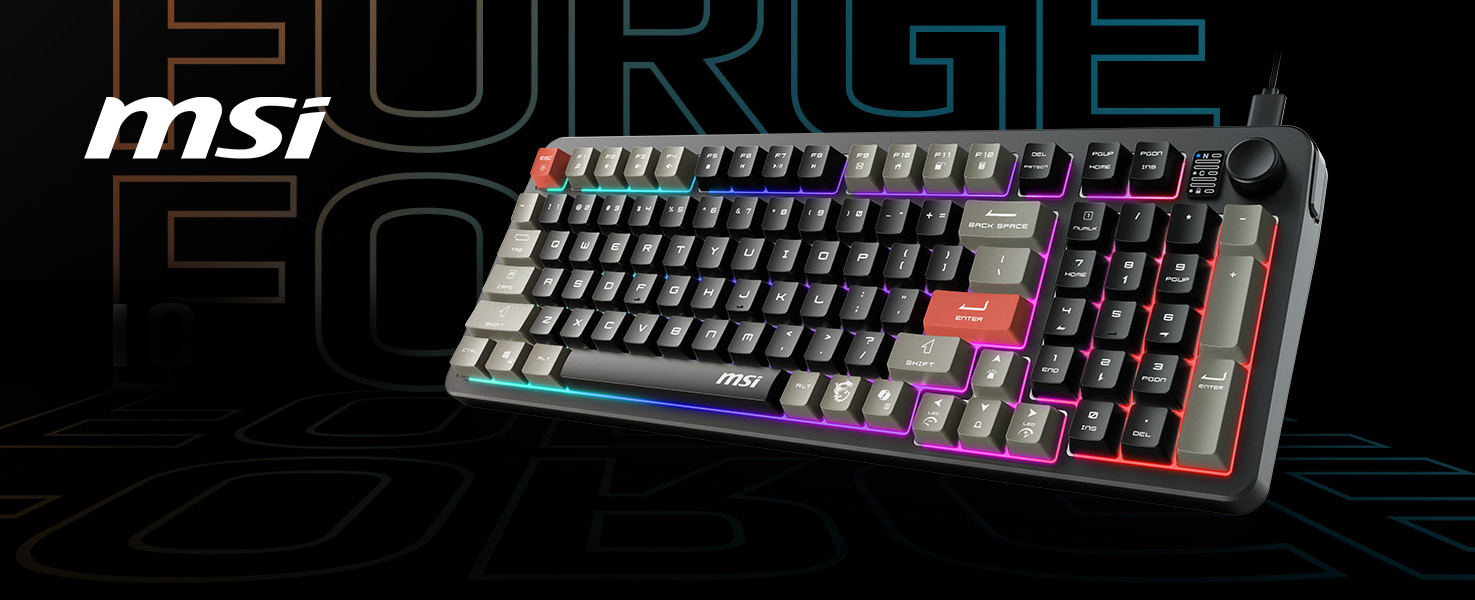 MSI Forge GK110 Gaming Keyboard
