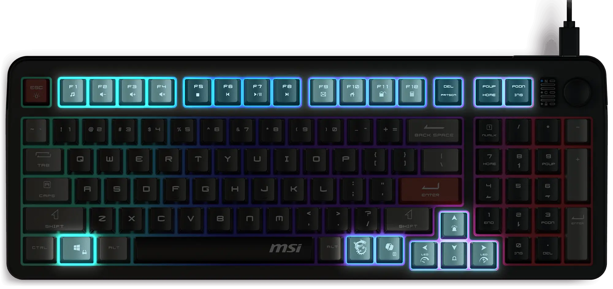 MSI Forge GK110 & GM320 Combo - Gaming Keyboard & Mouse Set