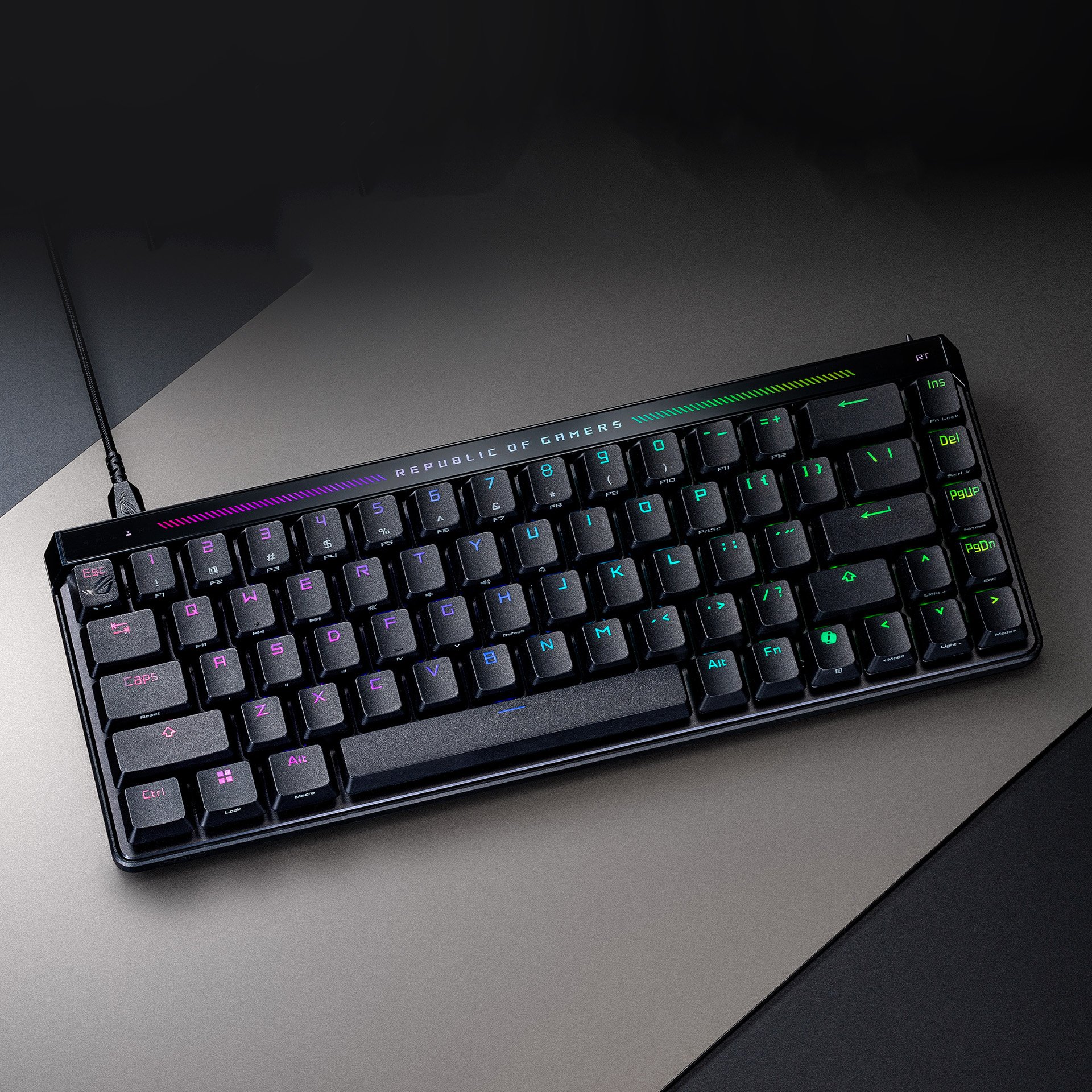 ASUS ROG Falchion Ace HFX 65% compact gaming keyboard