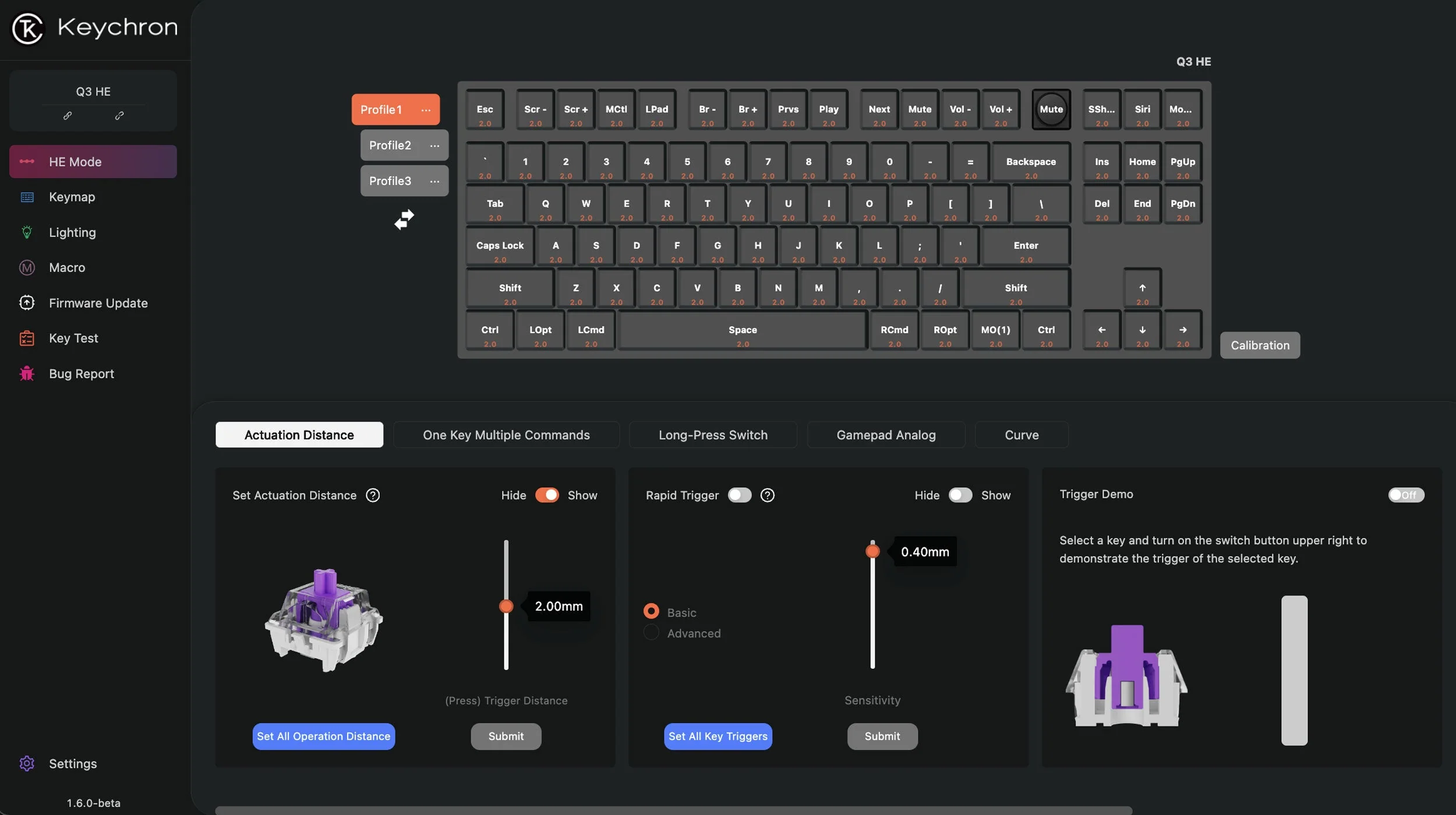 Keychron Q3 HE Mechanical Keyboard