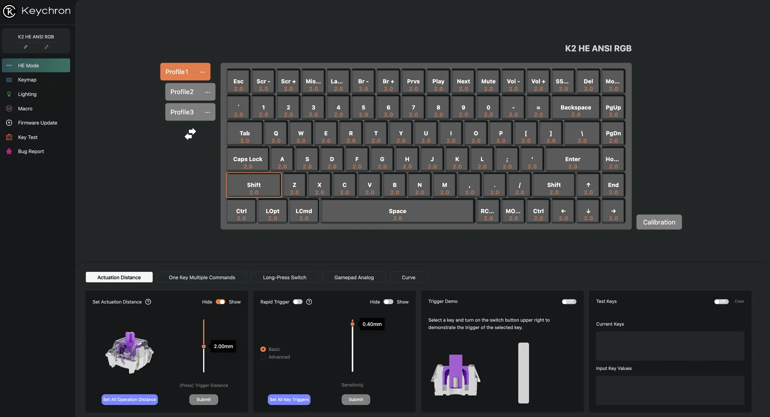 Keychron K2 HE Mechanical Keyboard