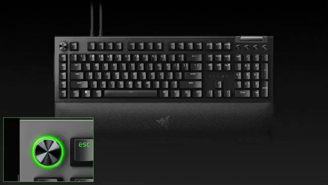 Razer BlackWidow V4 Pro Full Size Mechanical Gaming Keyboard