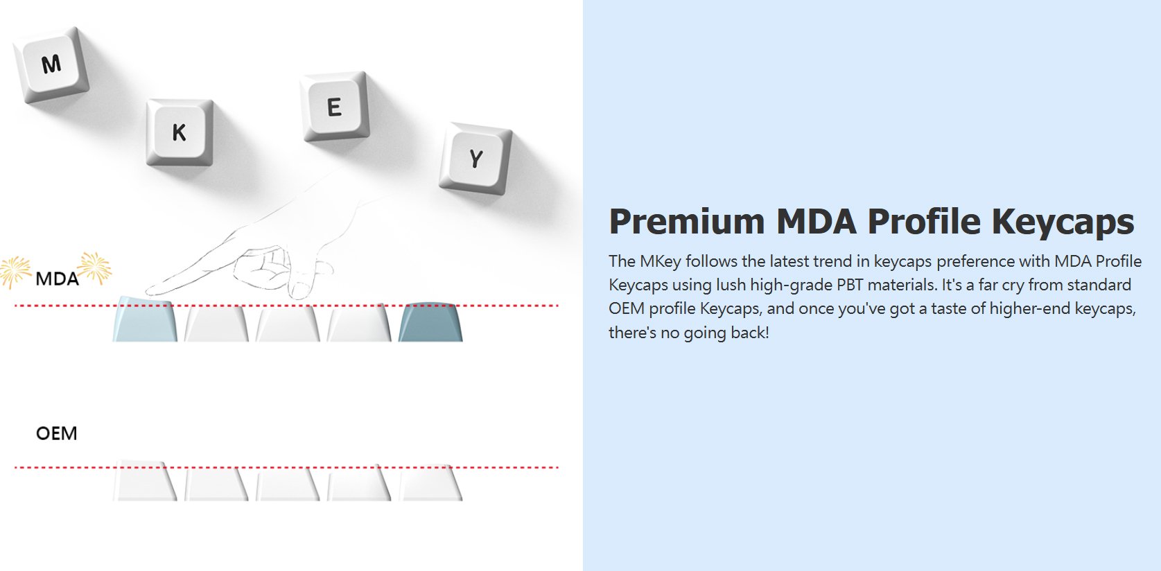 Montech MKey TKL Mechanical Gaming Keyboard: Customizable RGB LED, Premium MDA Profile PBT Keycap, Engineered Acoustics, Hot-Swappable Gateron G Pro 2.0 Switches, Stunning Osaka Castle Theme, Freedom 5 image