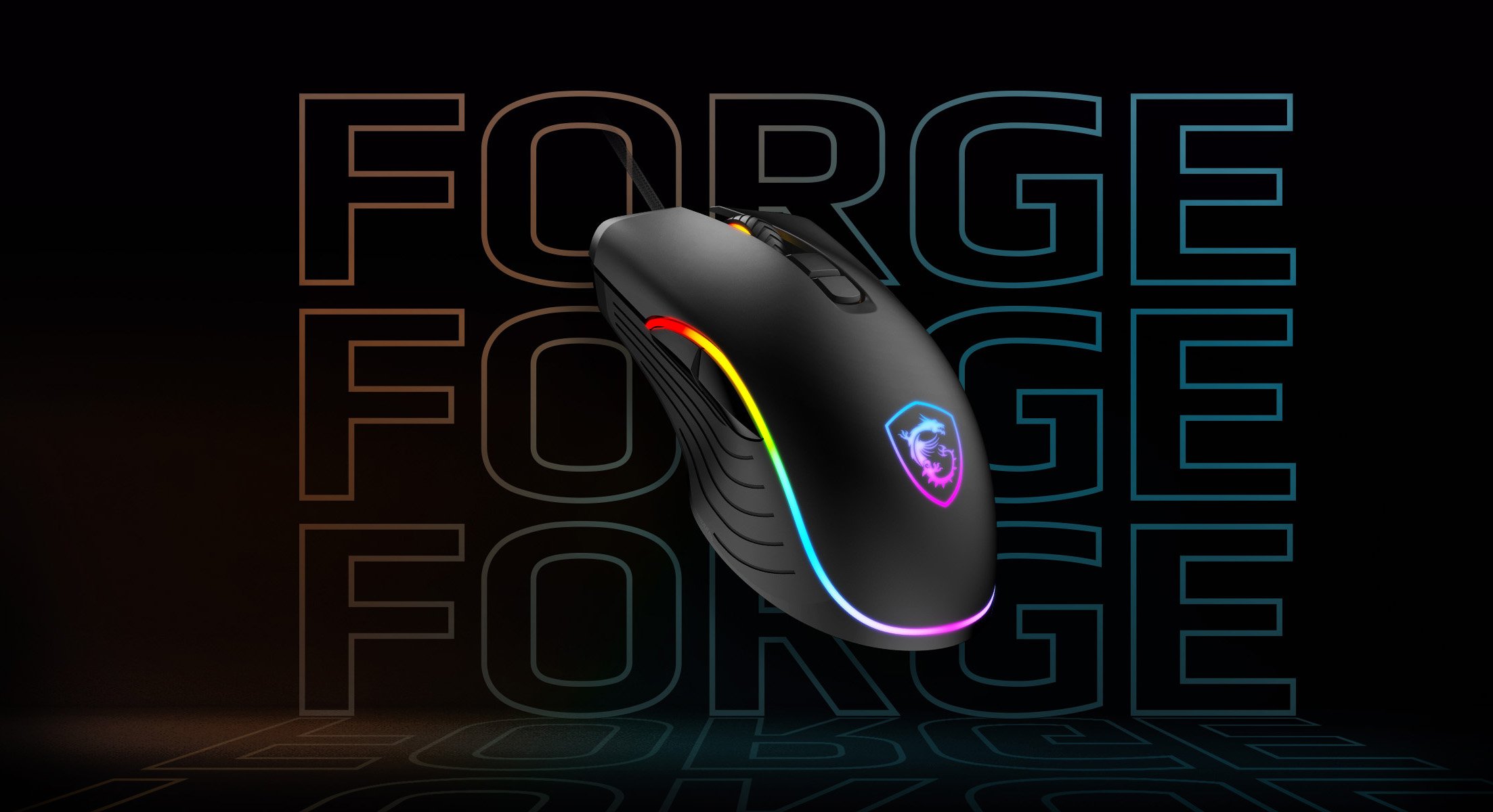 MSI Forge GM300 Lightweight Gaming Mouse