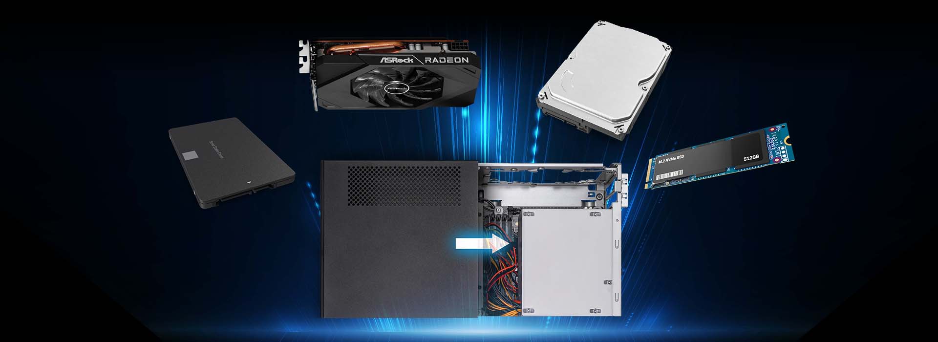 ASRock DESKMEET B660 Mini PC Barebone System