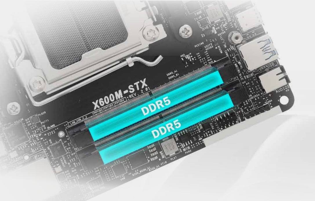 ASRock DESKMINI X600/ USB4 Black Barebone System