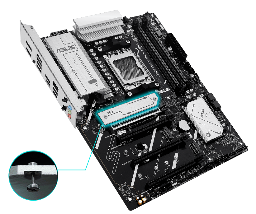 ASUS B650E MAX GAMING WIFI AMD B650 ATX motherboard