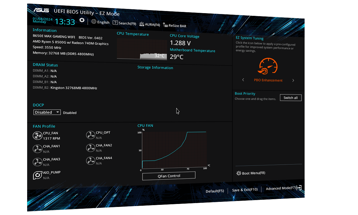 ASUS B650E MAX GAMING WIFI W motherboard