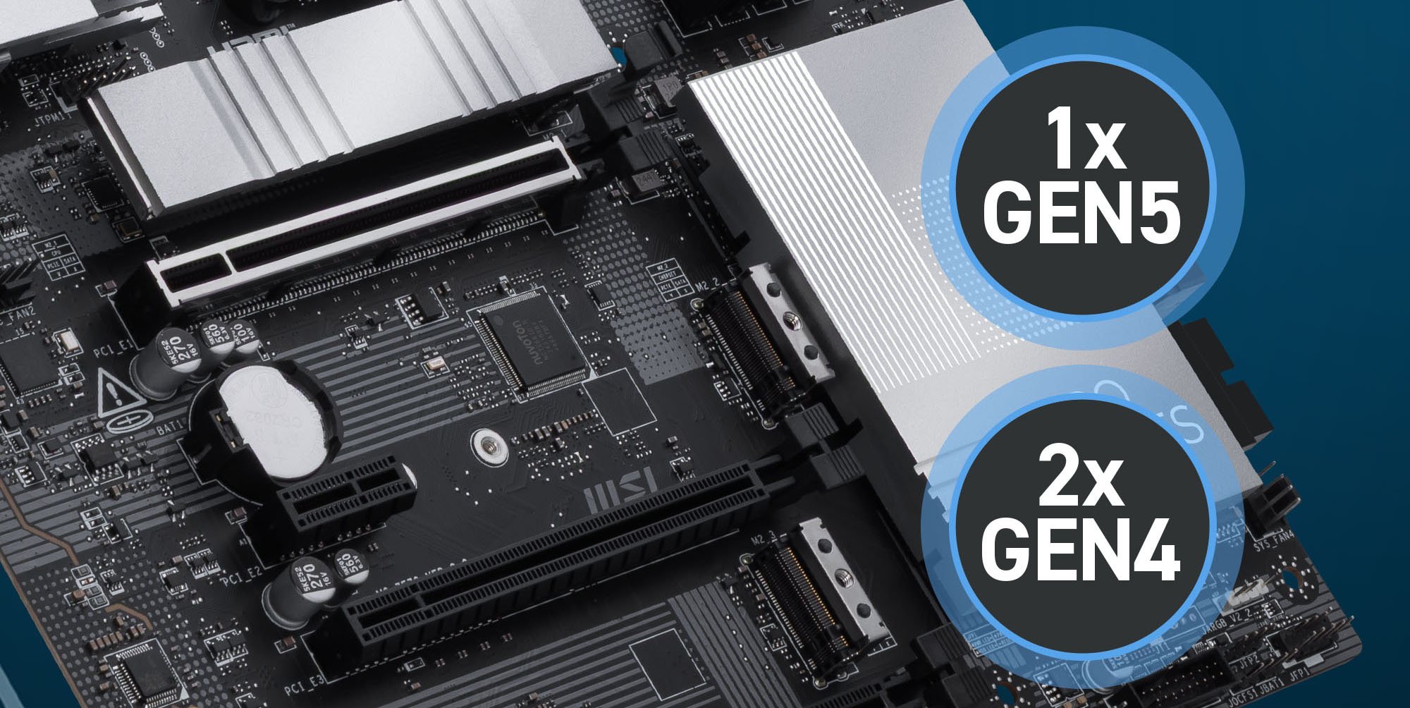 MSI PRO X870E-P WIFI AM5 ATX AMD Motherboard