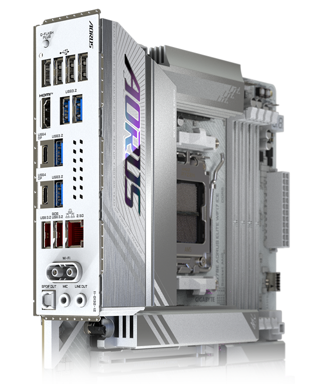GIGABYTE X870E AORUS ELITE WIFI7 ICE AMD AM5 LGA 1718 Motherboard