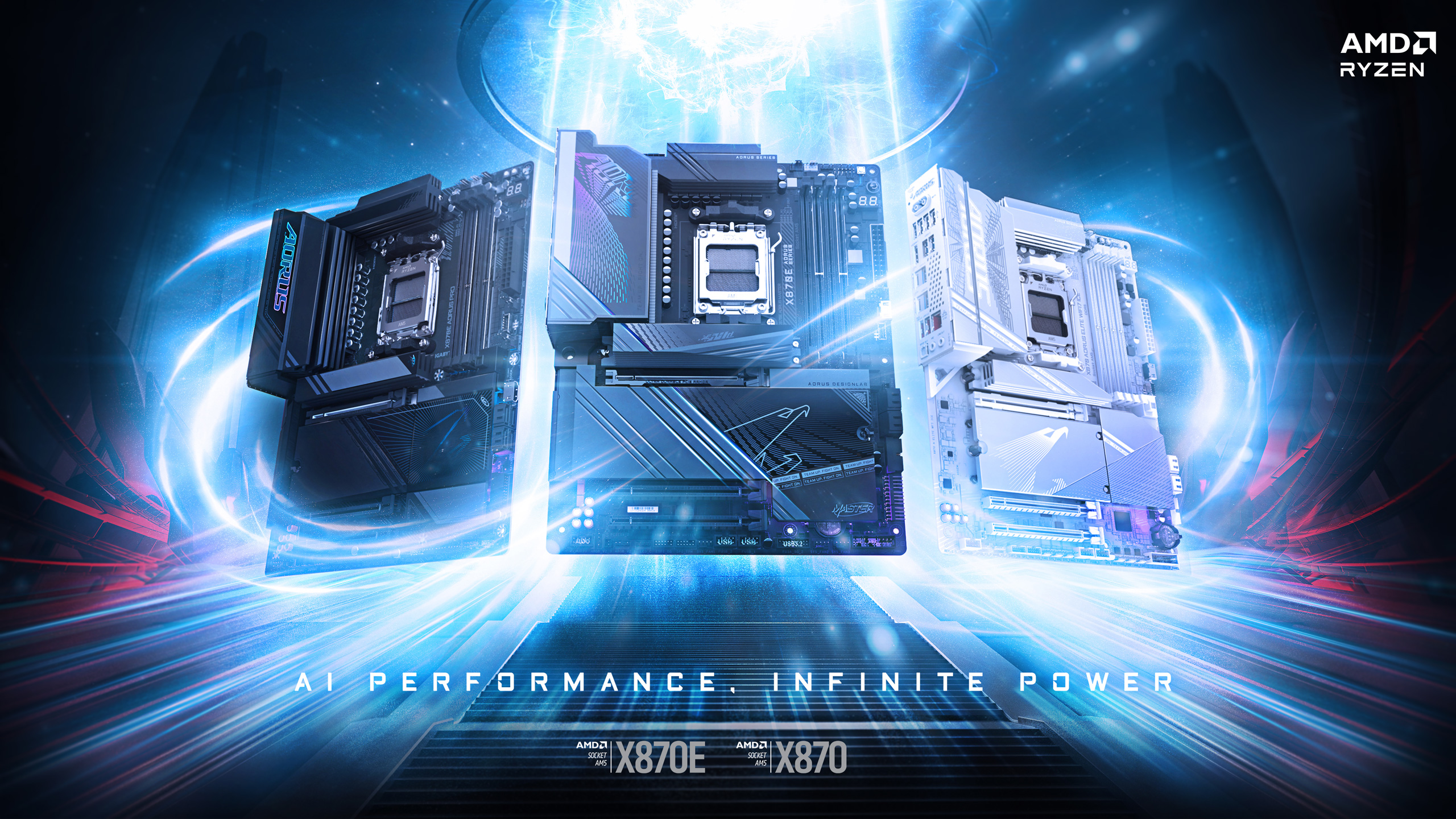 GIGABYTE X870E AORUS ELITE WIFI7 ICE AMD AM5 LGA 1718 Motherboard