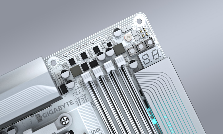 GIGABYTE X870 AORUS STEALTH ICE AMD AM5 Motherboard