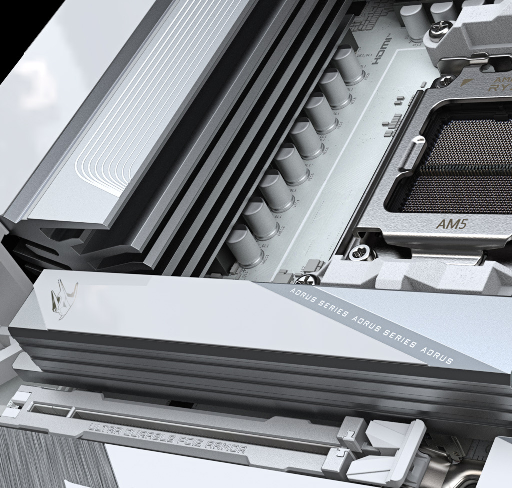 GIGABYTE X870 AORUS STEALTH ICE AMD AM5 Motherboard