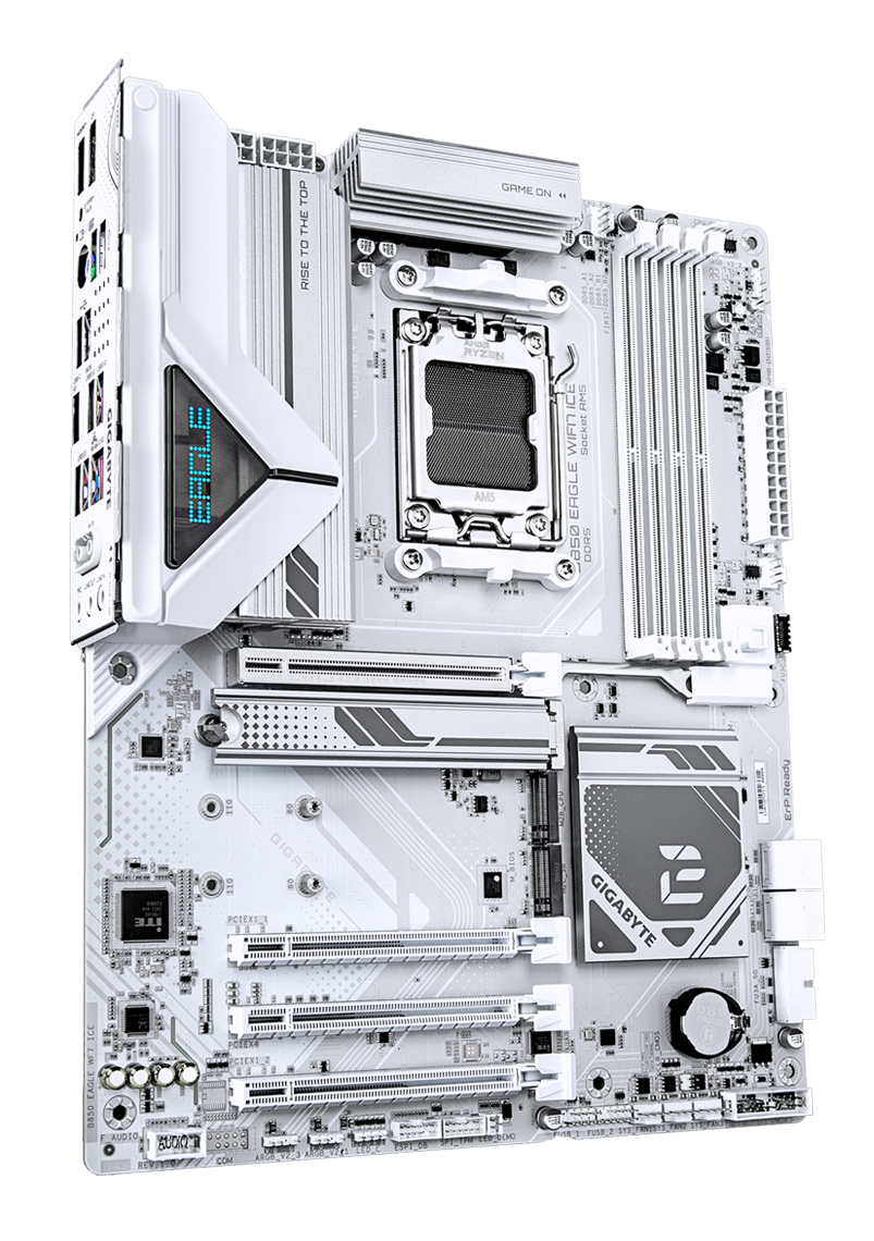 GIGABYTE B850 EAGLE WIFI7 ICE AMD AM5 LGA 1718 Motherboard