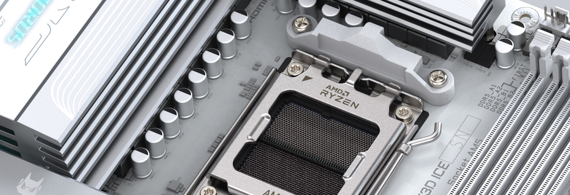 GIGABYTE X870E AORUS ELITE X3D ICE AM5 AMD X870E ATX Motherboard