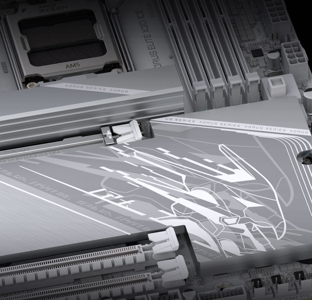 GIGABYTE X870E AORUS ELITE X3D ICE AM5 AMD X870E ATX Motherboard