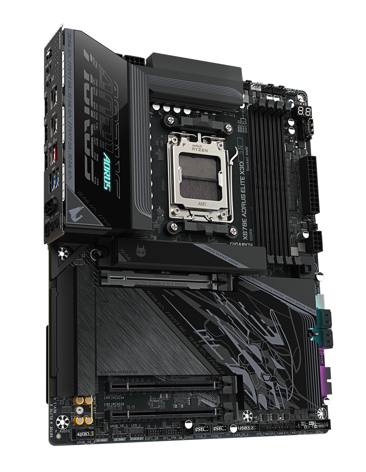 GIGABYTE X870E AORUS ELITE X3D AM5 AMD X870E ATX Motherboard
