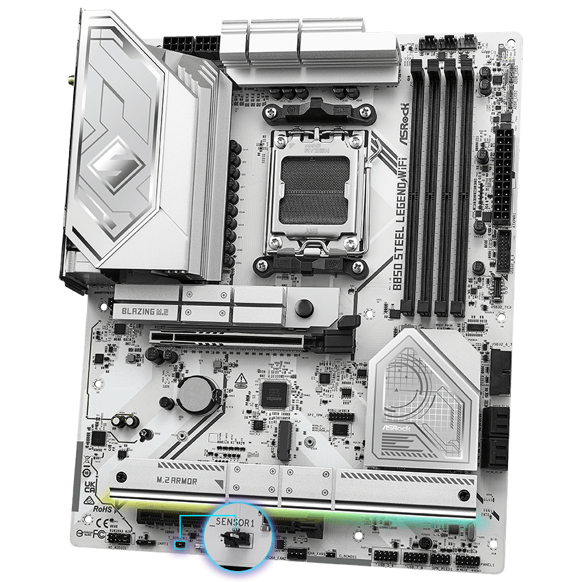 ASRock B850 Steel Legend WiFii Motherboard